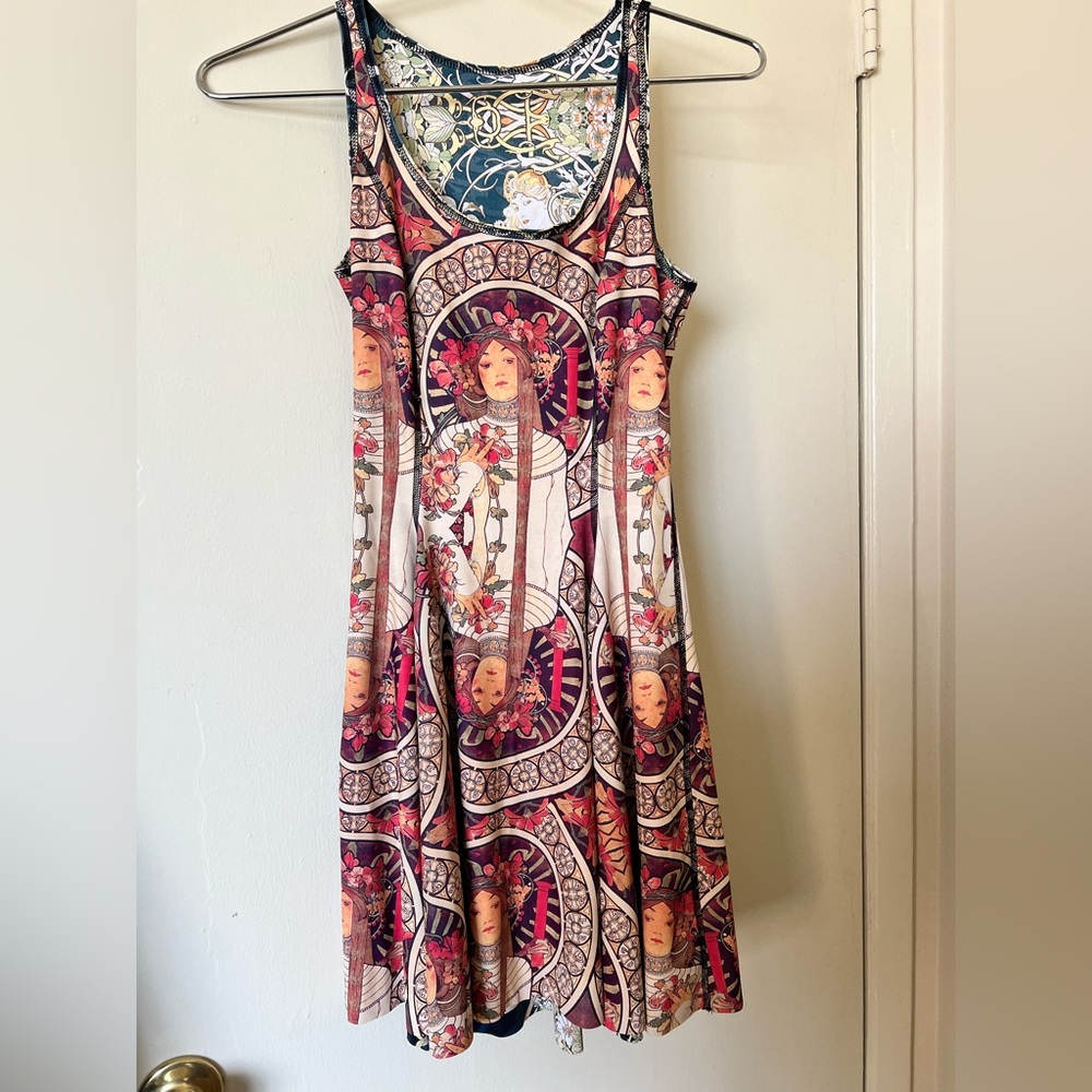 BlackMilk Clothing Mucha inside out dress IOD black vs La Trappistine Small S - Picture 3 of 6